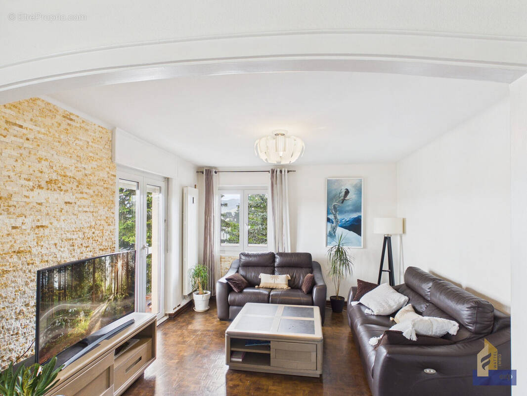 salon lumineux - Appartement à COLMAR