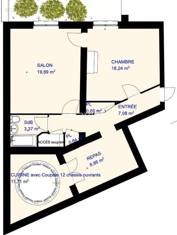 Appartement à PARIS-16E