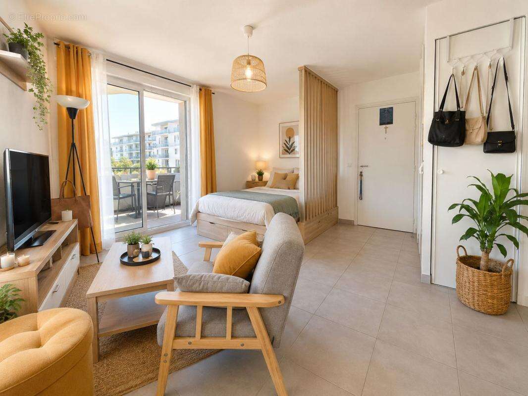  EXCLUSIVITÉ – Grand studio avec très grande terrasse, parking en sous-sol et résidence récente  - photo 3