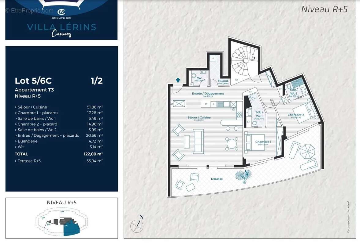 Appartement à CANNES