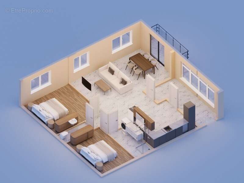 Appartement à SAINT-LAURENT-DU-VAR