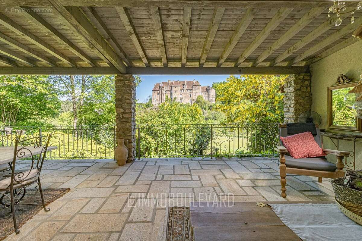 À vendre, Maison de charme à Boussac (23) vue château - photo 14