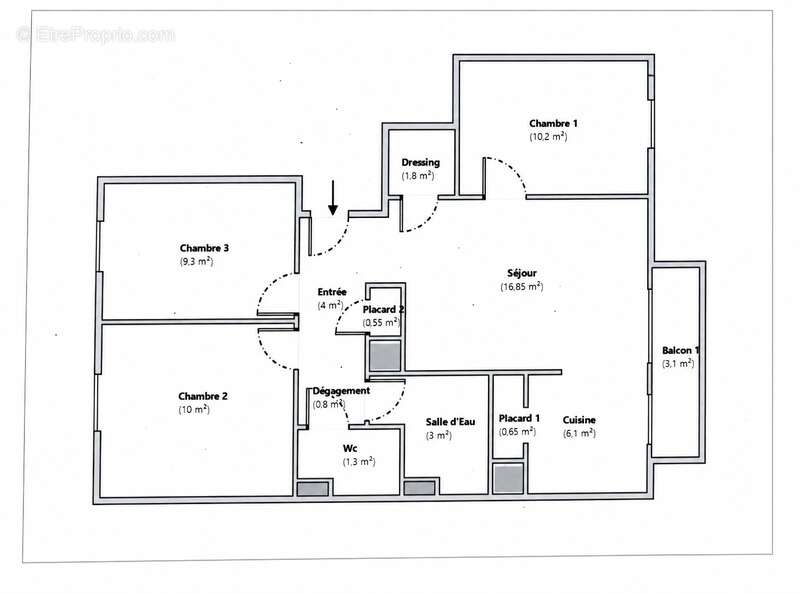 Appartement à MARSEILLE-8E