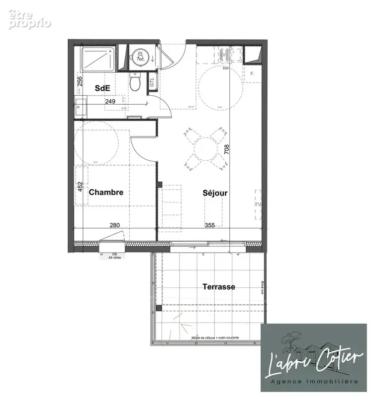 Plan de l'appartement
