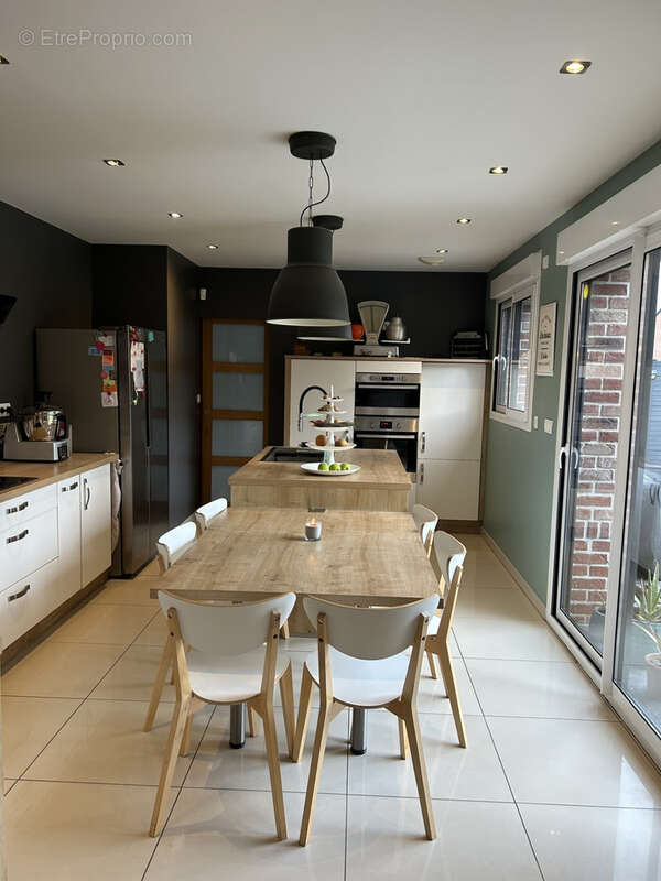 Libercourt : pavillon individuel semi plain-pied 160 m2 habitables  5 chambres+bureau - photo 9