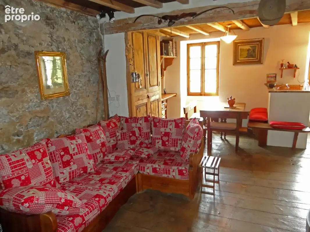 Dpt Pyrénées Orientales (66), à vendre OLETTE Maison P4 en pierres de 84 m² - terrain 809 m² - photo 13