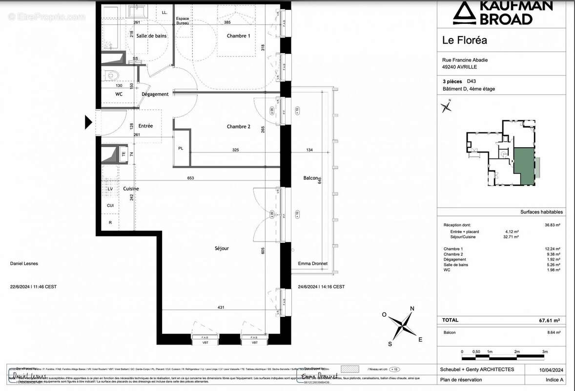 Appartement à AVRILLE