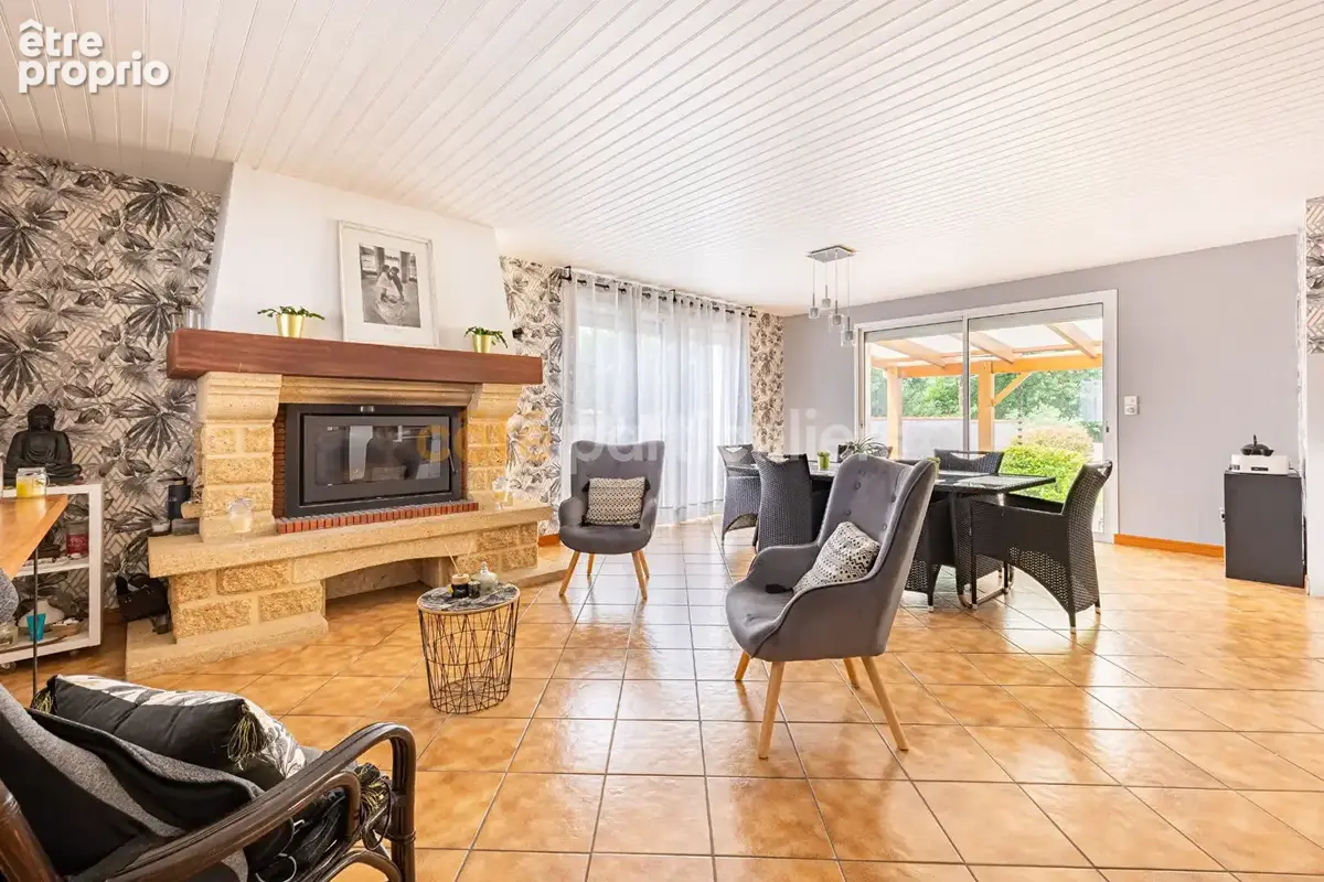 Saint-jean-de-boiseau -- maison 6 pieces -- 132 m2 -- 4 chambres -- terrasse avec pergola  -- grand jardin - photo 3