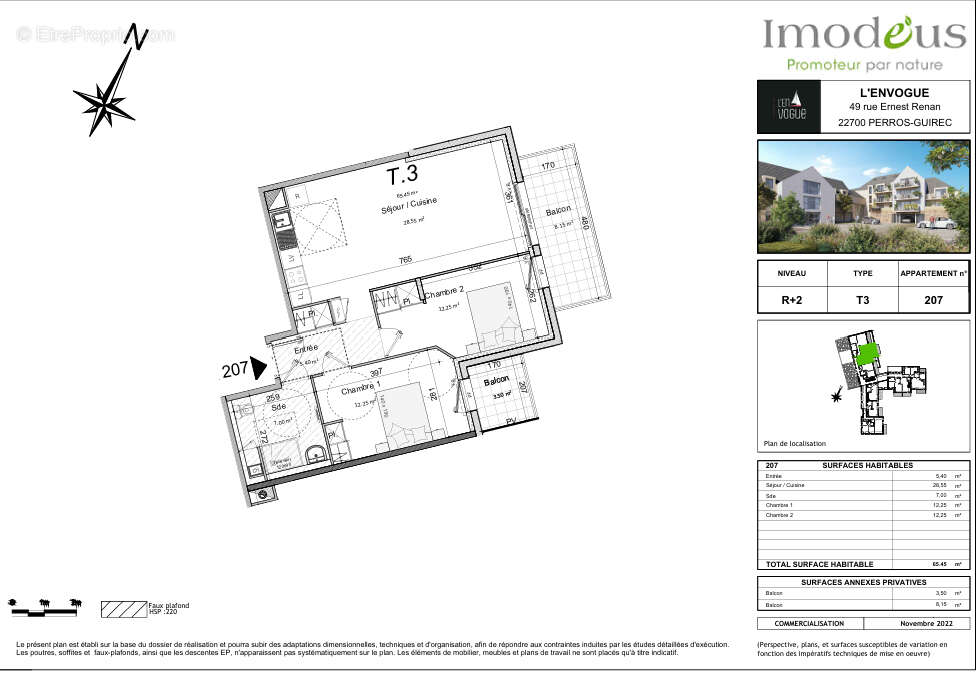 Appartement à PERROS-GUIREC