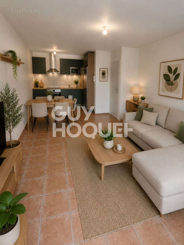 Appartement 2 chambres, balcon de 56 m2 - photo 3