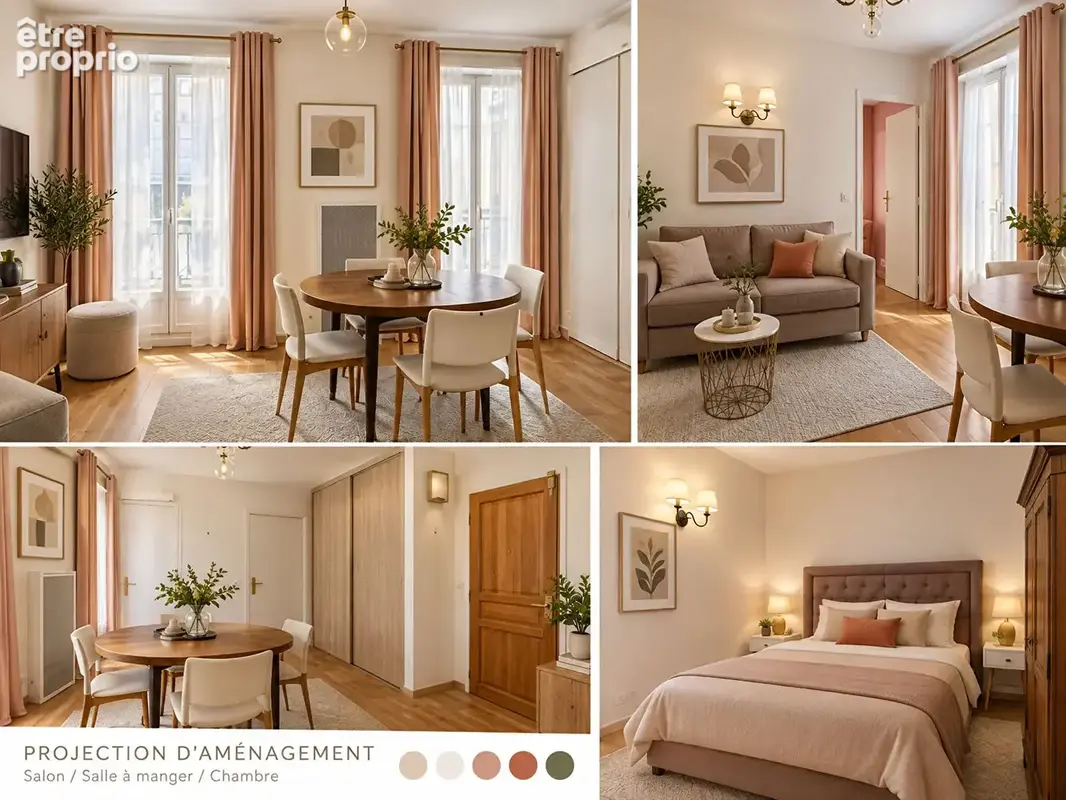 La  varenne st hilaire triangle d'or 2 pièces de 28 m² avec dépendance - photo 1
