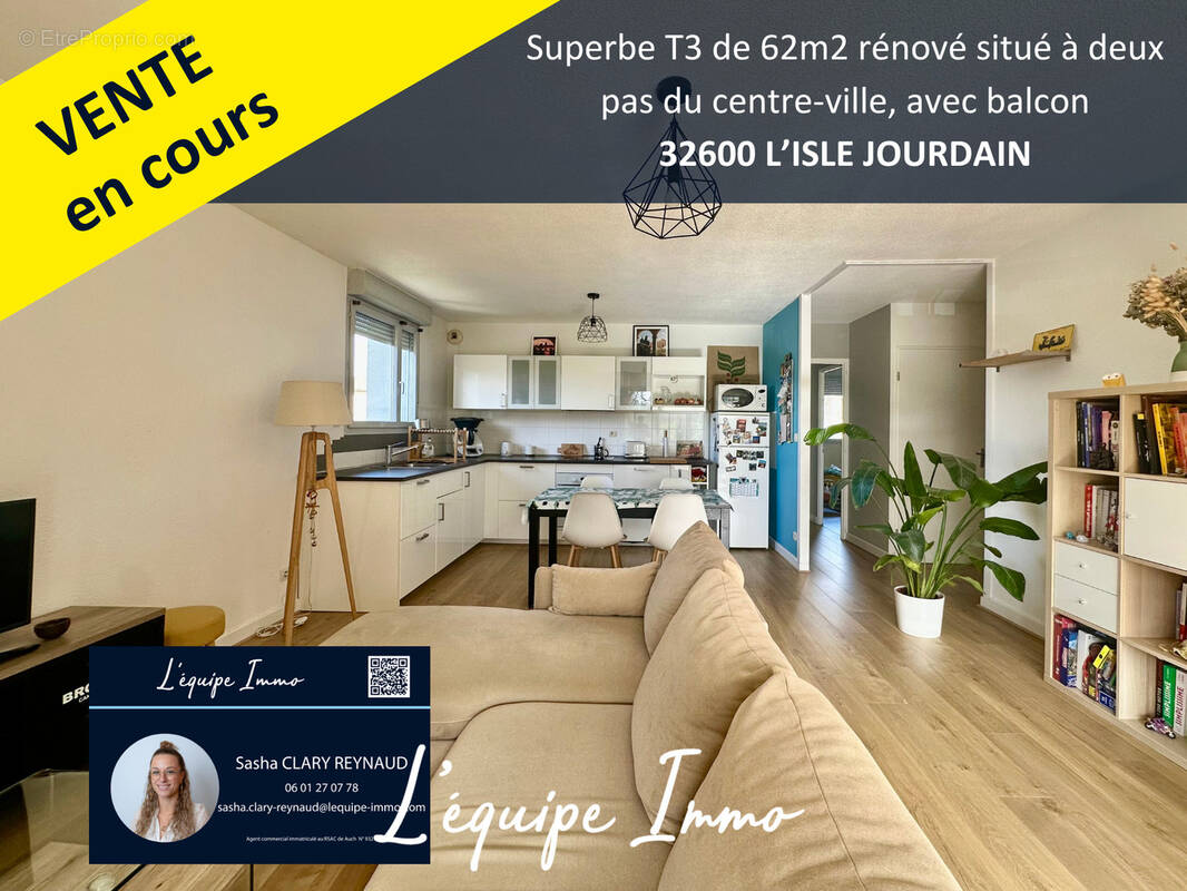 Appartement à L'ISLE-JOURDAIN