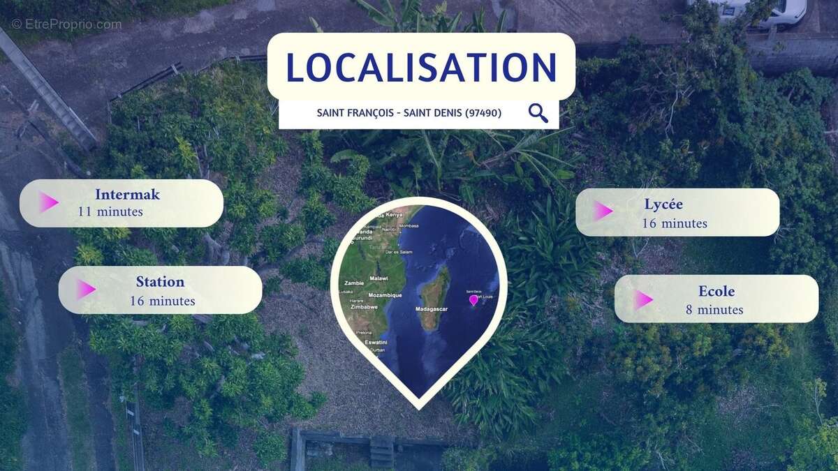 Terrain à SAINT-DENIS