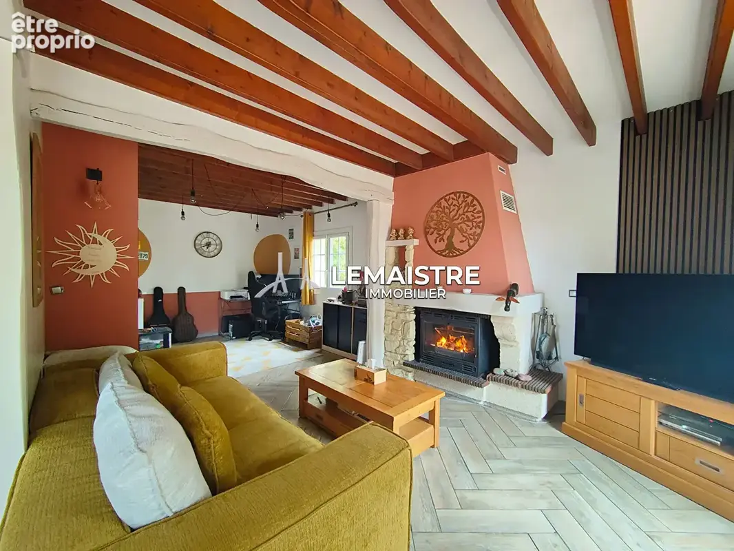Maison à vendre - Hermeville - 130 m² - 4 chambres + bureau - Terrain 1 500 m² - Double garage - photo 3