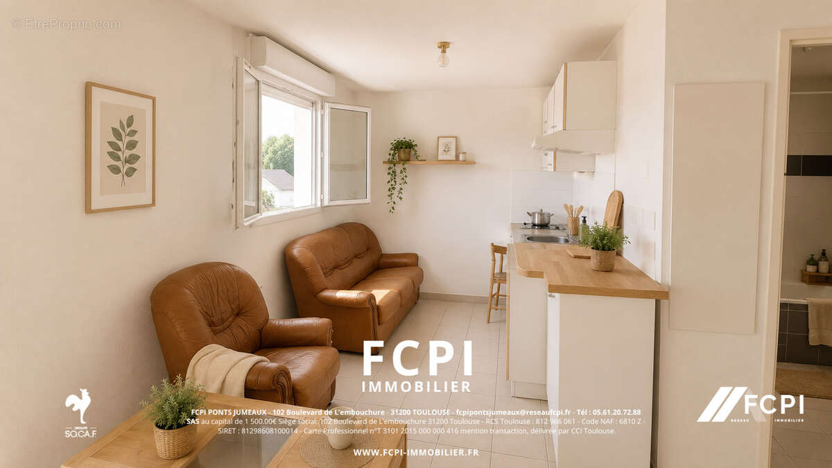 Studio - 27m2 - castillon-la-bataille - photo 2
