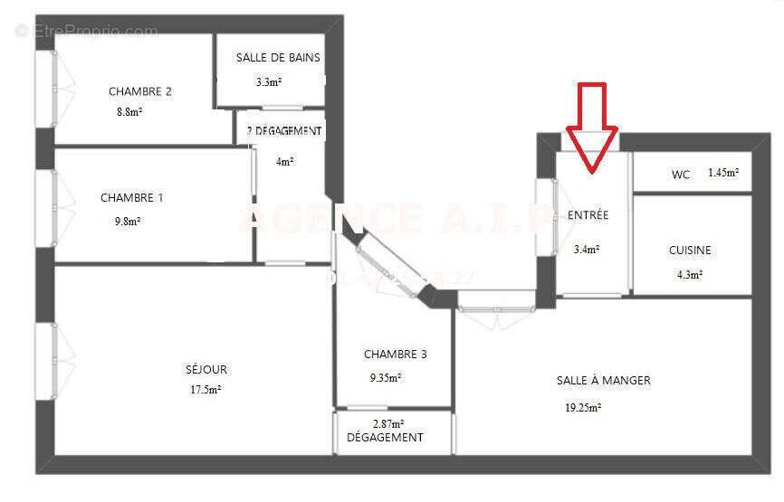 Appartement à PARIS-10E