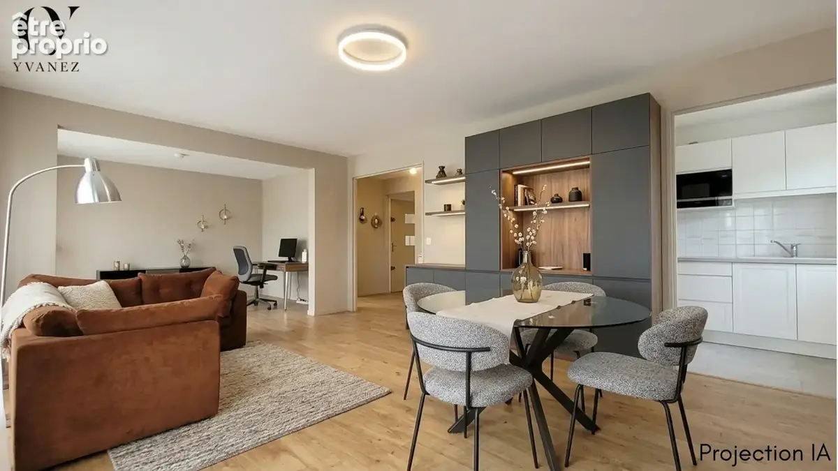 Appartement t4 de 82 m2 avec balcons et garage - quartier du landry rennes - photo 2