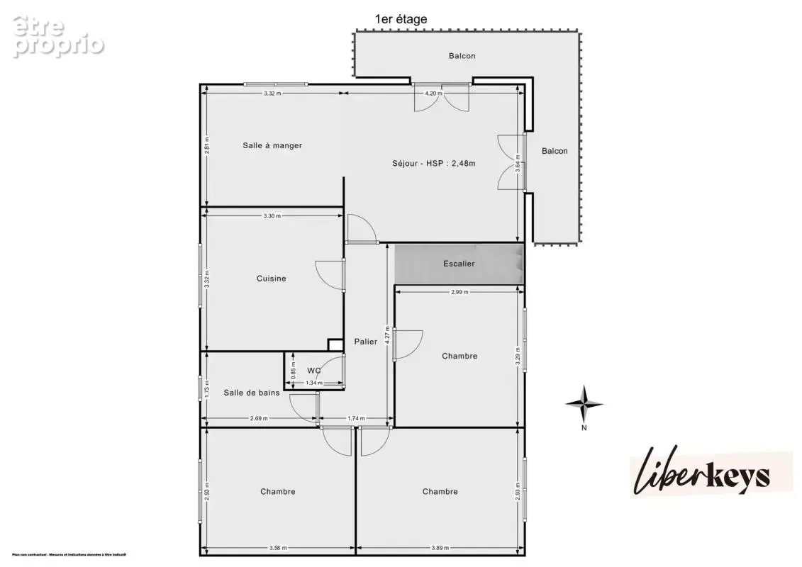 Lacrost 71700 - villa sur 2 niveaux - 112 m² habitable - 1762 m² terrain - 3/4 chambres - garage - photo 11