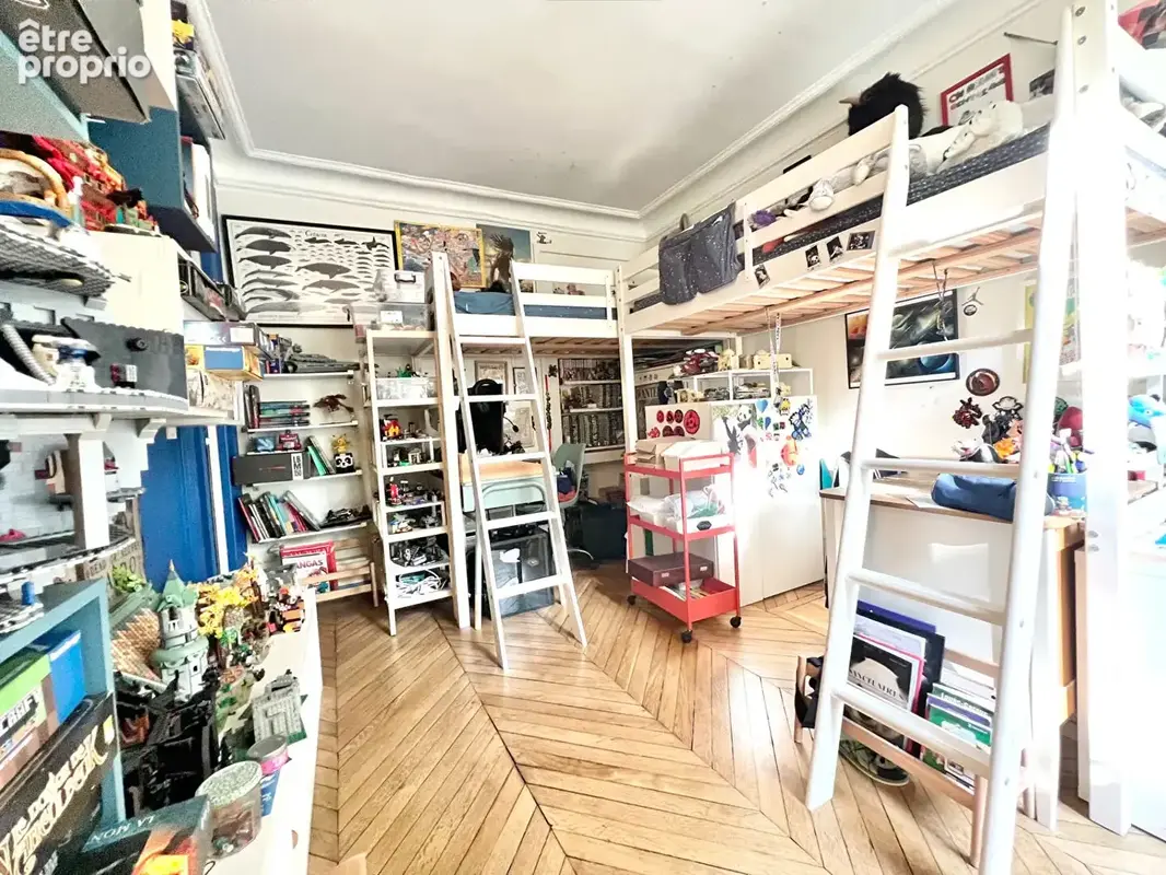 Paris 18ème - Bd.Barbès - 4P  3CH 73,37M2 Balcon filant 14M2 - photo 12