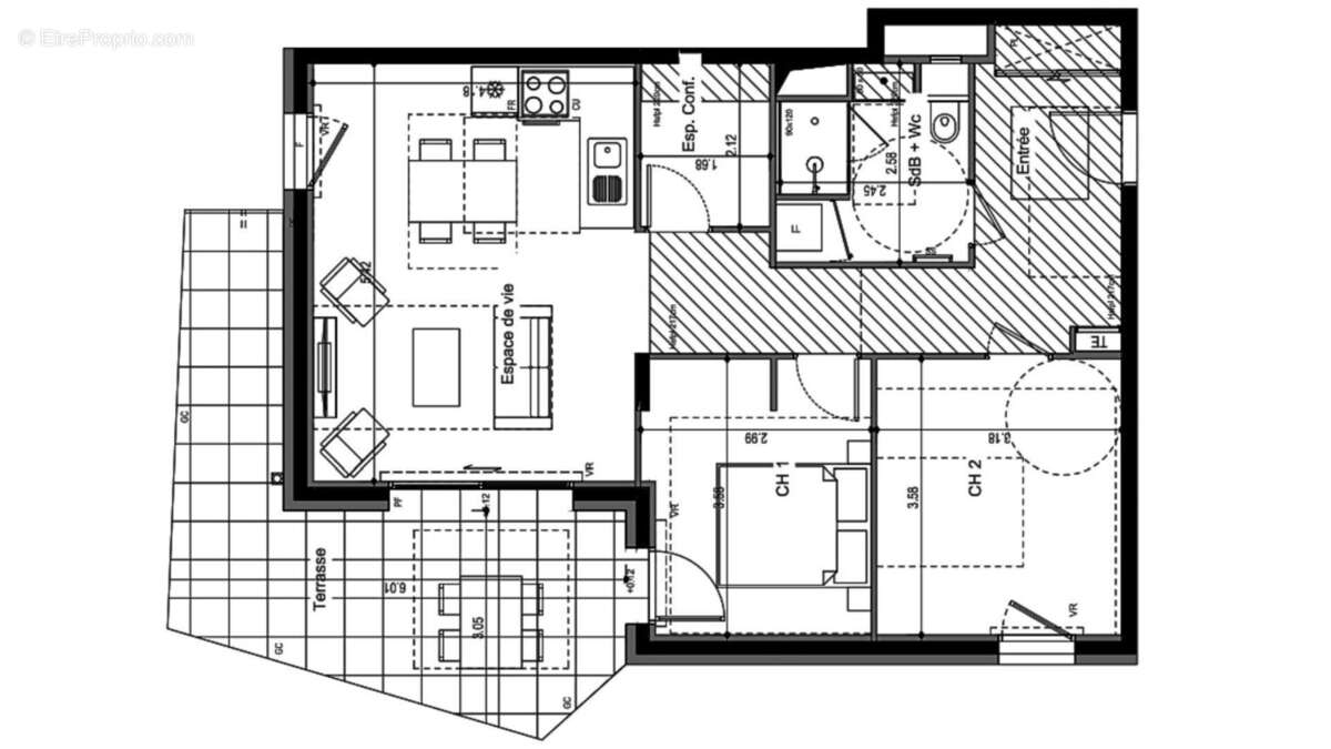 Photo 4 - Appartement à VILLE-LA-GRAND