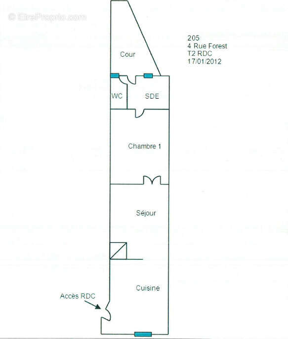 Appartement à MARSEILLE-7E