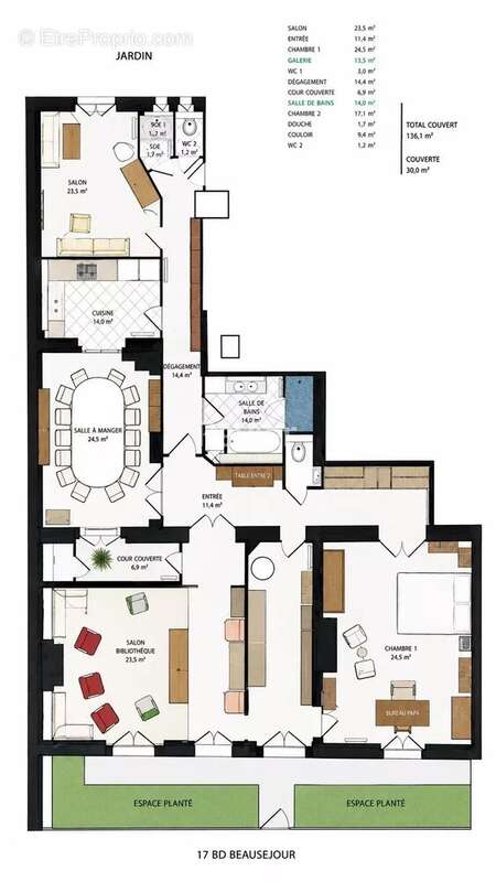 Appartement à PARIS-16E