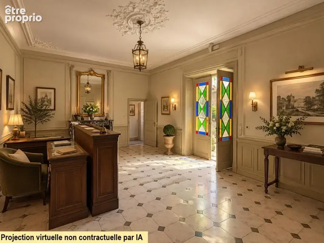 Roquemaure (30150) – hôtel particulier – 460 m² – éléments d’architecture anciens – cour intérieure – garage – terrasse – comble - photo 3
