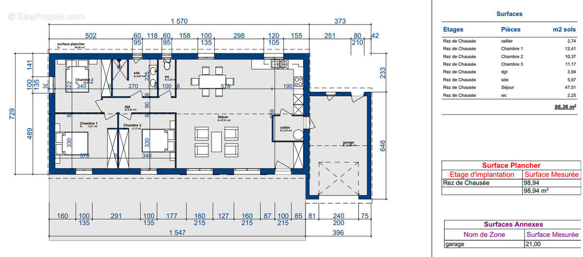 Terrain à SAINT-SERNIN