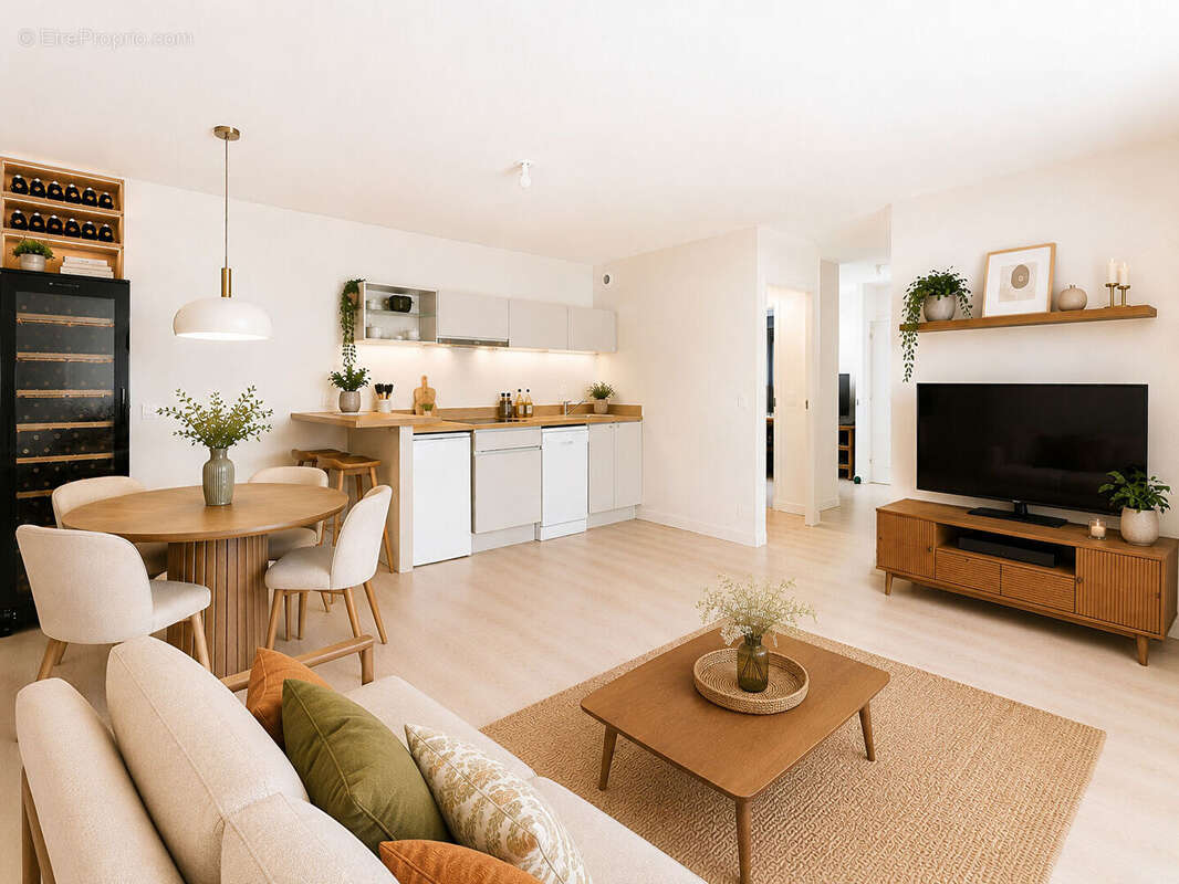 Appartement en RPA Le Bouscat - 3 pièces 60 m2 - photo 2