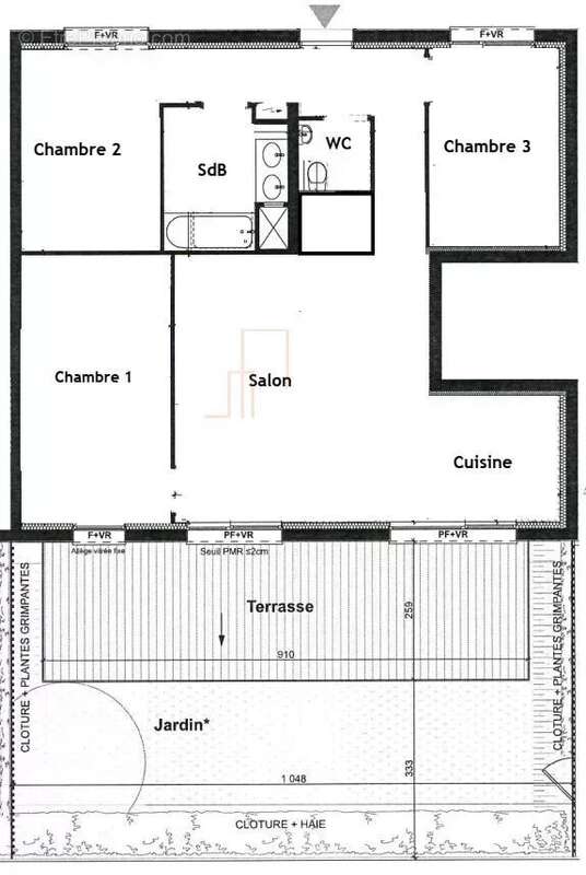 Appartement 4 pièces 79m² à Strasbourg Meinau - photo 7