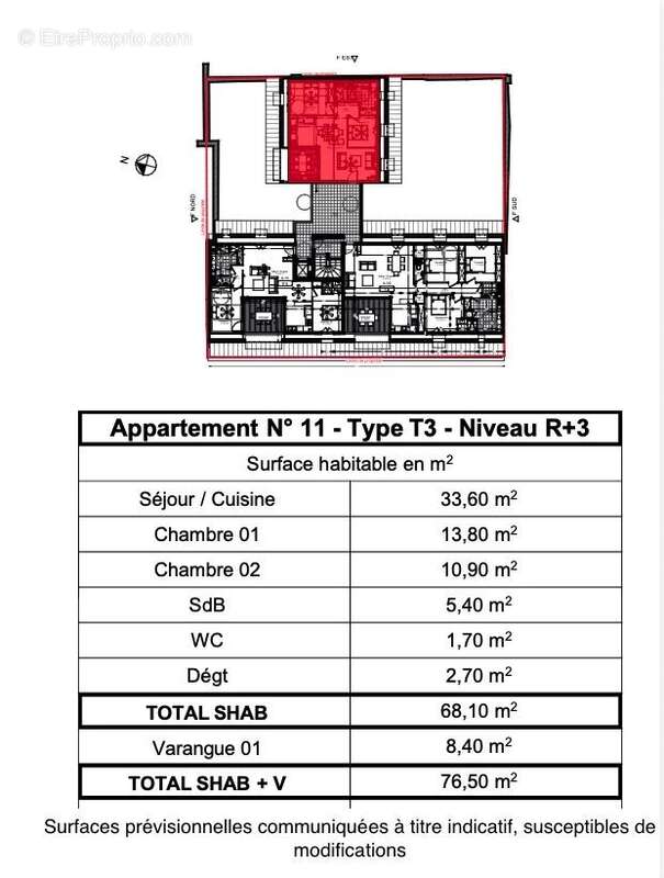 Appartement à SAINT-DENIS