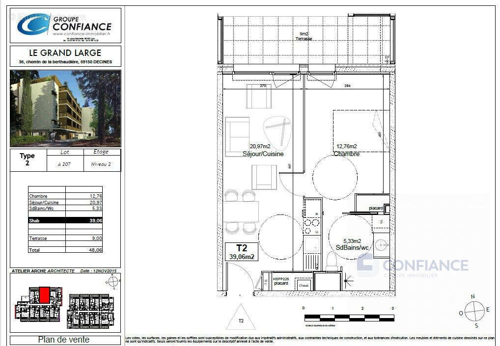 Appartement à DECINES-CHARPIEU