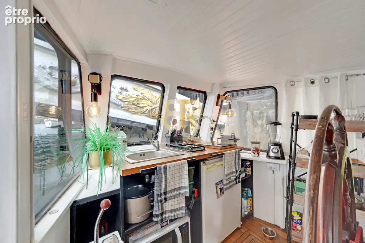 Exclusivité   péniche habitable d’environ 45 m2   paris 8e - photo 14