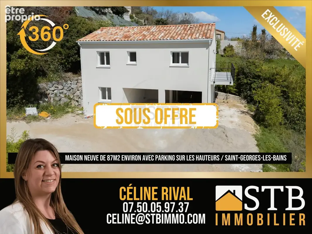 Maison à SAINT-GEORGES-LES-BAINS