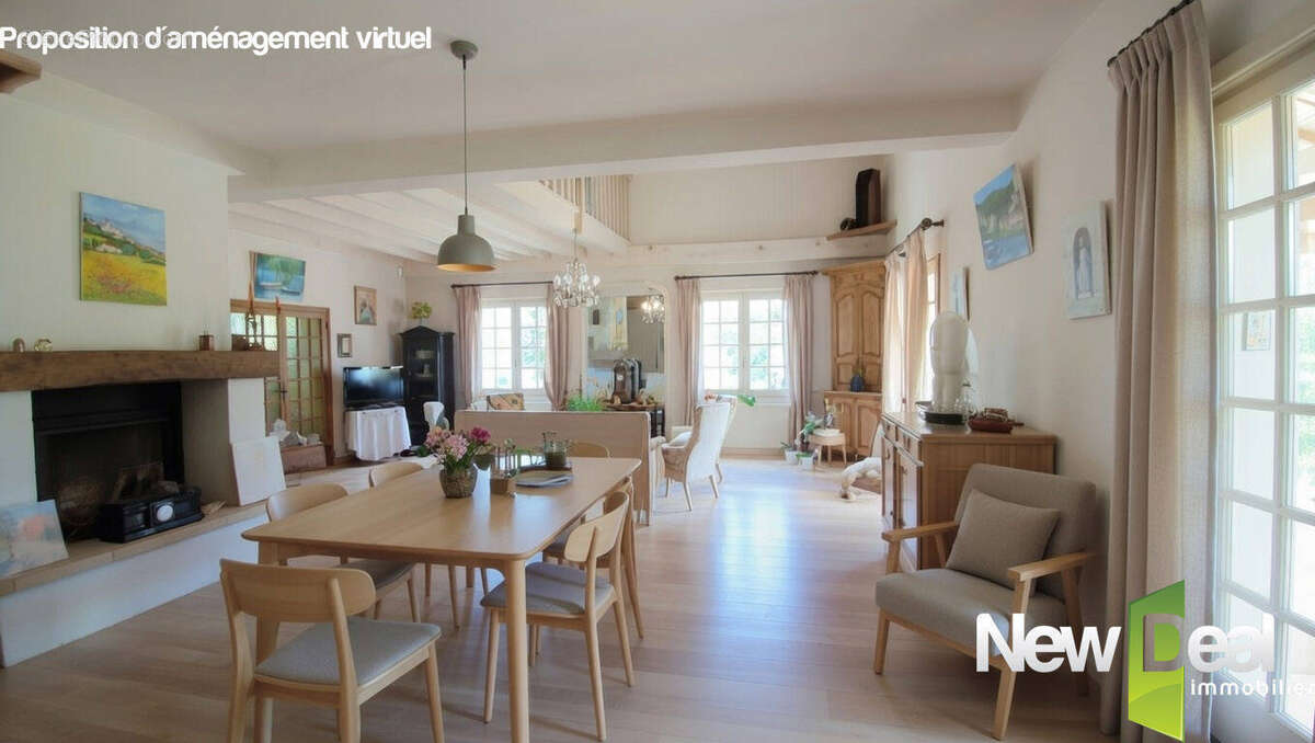 Maison T6 - 220 m² avec étang - photo 3