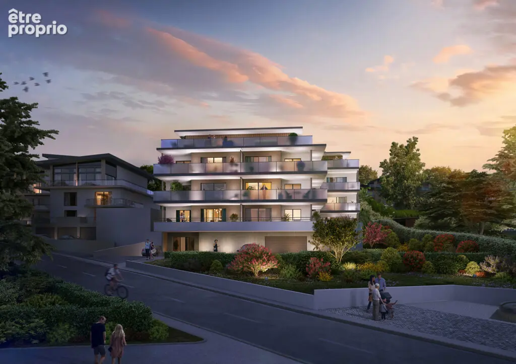 Appartement T3 de 81.67 m² dernier étage - Vue Lac imprenable  - Evian Les Bains - photo 14