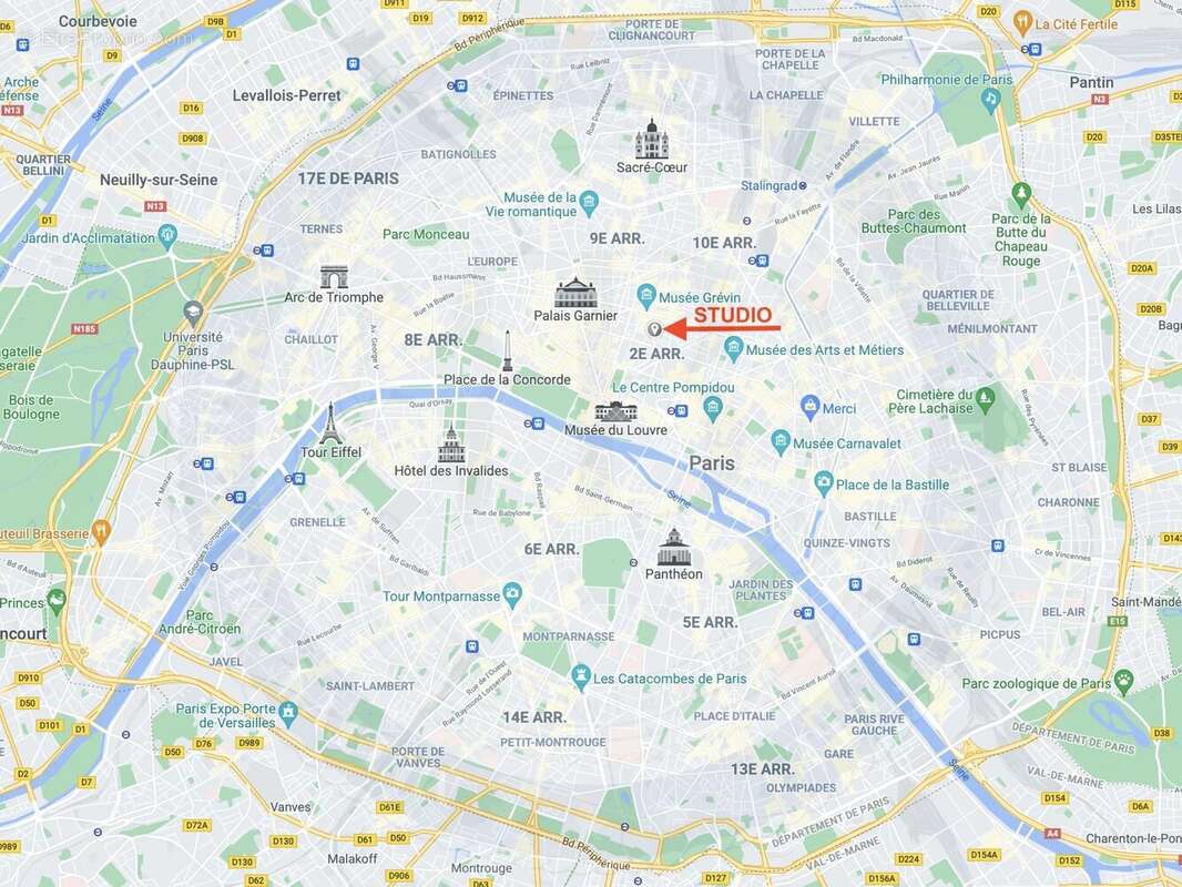 Appartement à PARIS-2E