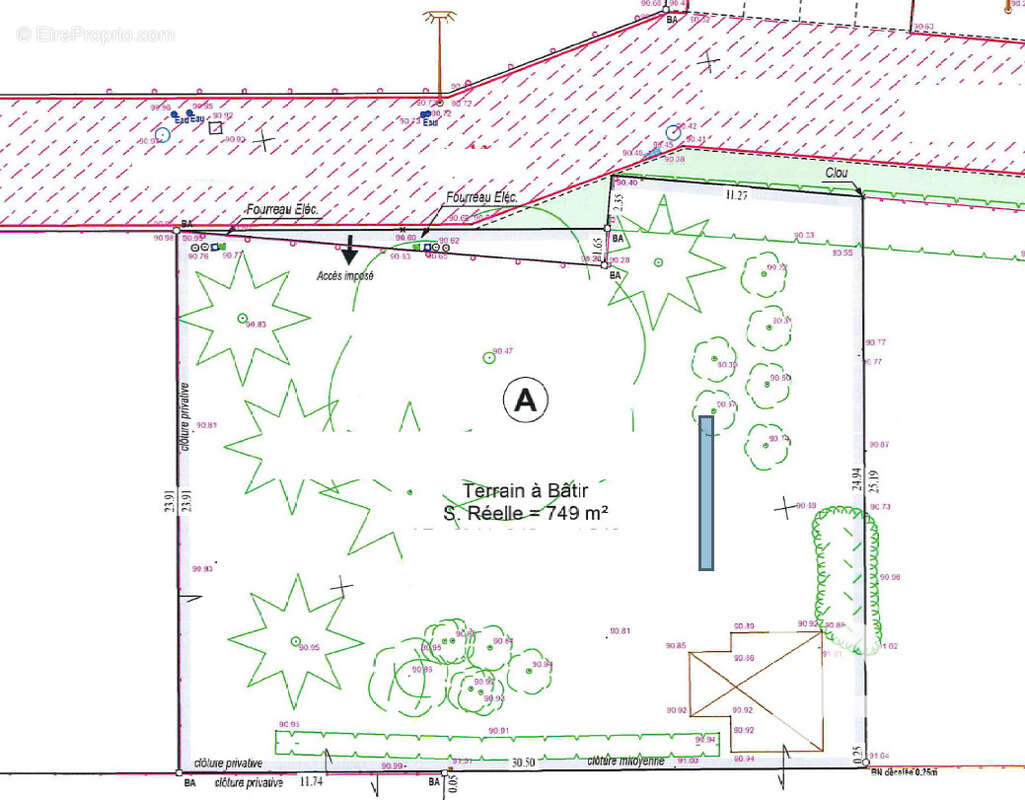 Photo 2 - Terrain à BALLAN-MIRE