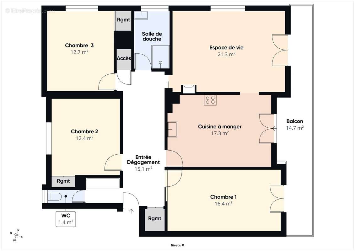 Haute Savoie (74), à vendre VERCHAIX - Domaine skiable Grand Massif - Appartement T5 - photo 17