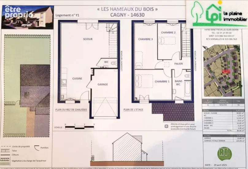 Maison de 4 pièces principales AVEC GARAGE sur un terrain de 225m² - photo 2