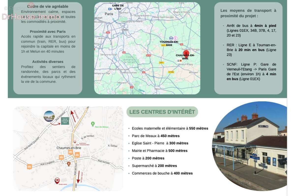 Maison à CHAUMES-EN-BRIE