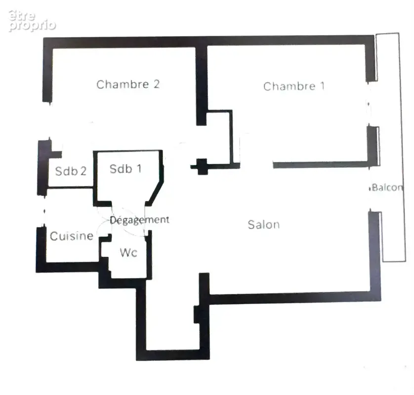 Cambronne, appt 3 pièces 44 m2 traversant - photo 11