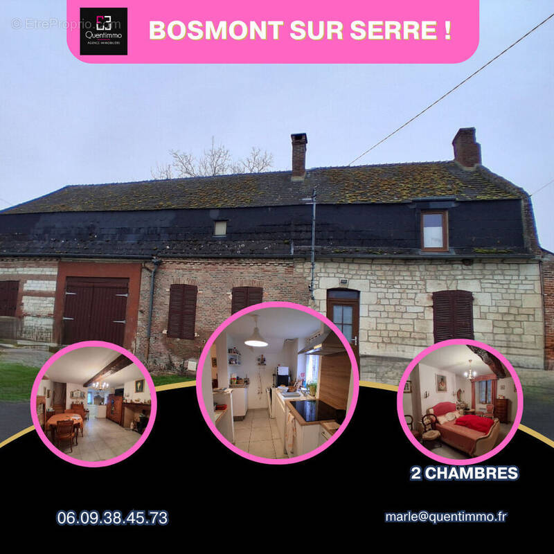 Maison à BOSMONT-SUR-SERRE