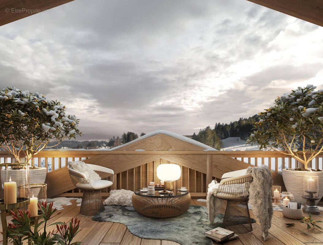 ski apartment for sale Les Gets 74_Terrasse_Modif1 - Appartement à LES GETS