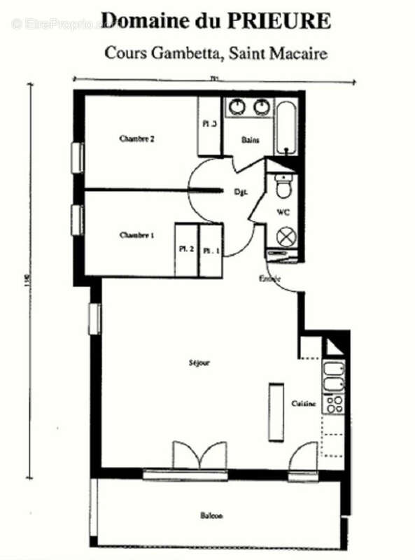 Appartement à SAINT-MACAIRE