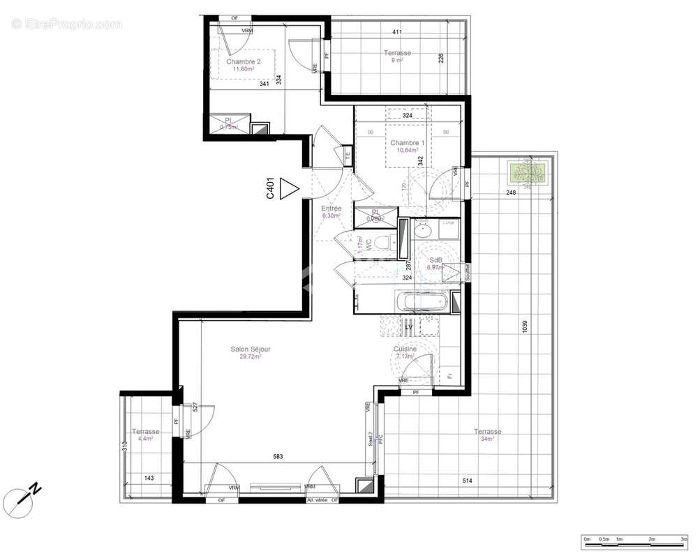 Appartement à LE CRES