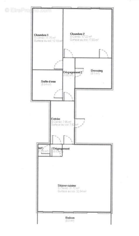 Appartement à MARSEILLE-1E