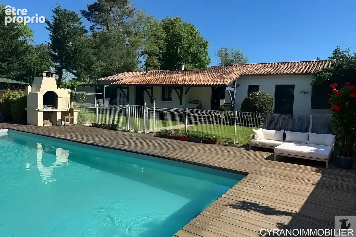 Plain pied 150 m2, piscine, 5chs, terrain  2428 m2 - photo 2