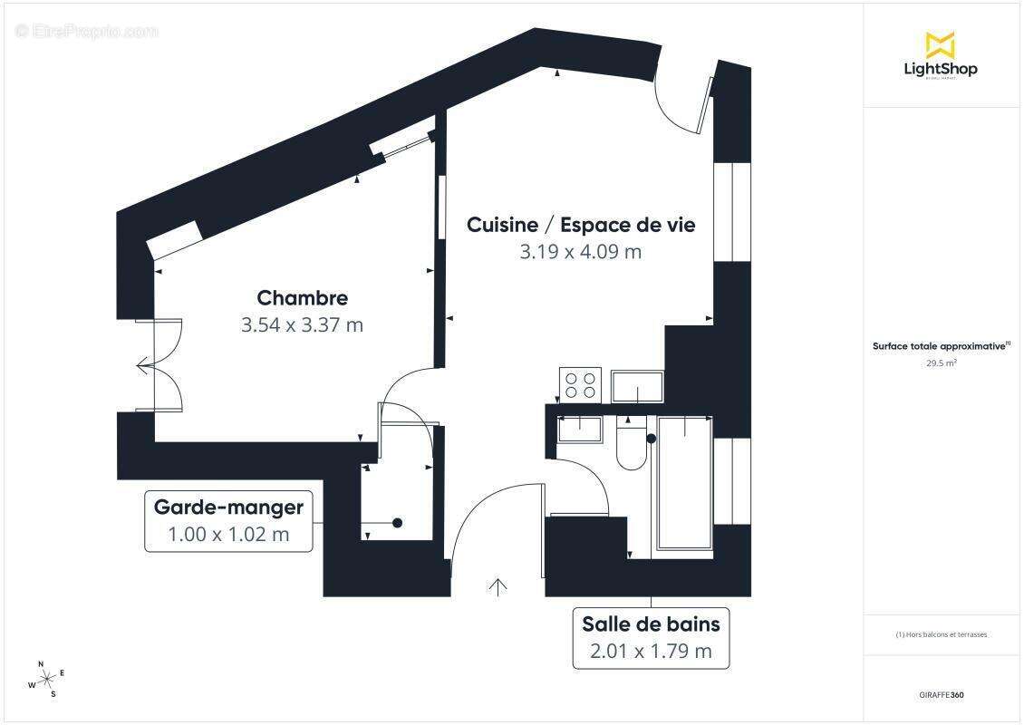 Appartement à PARIS-18E