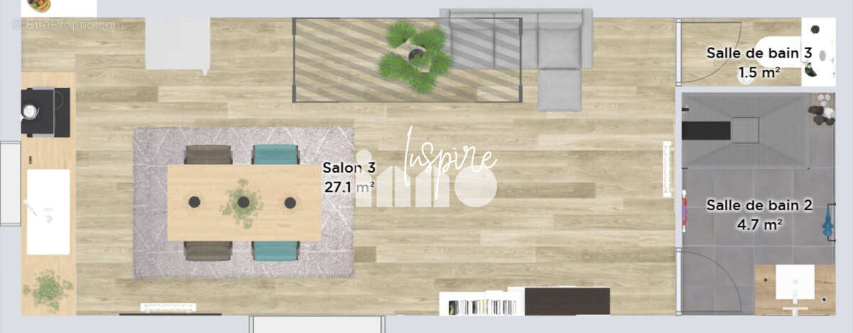 Appartement 66 m² à Tourcoing  - photo 3